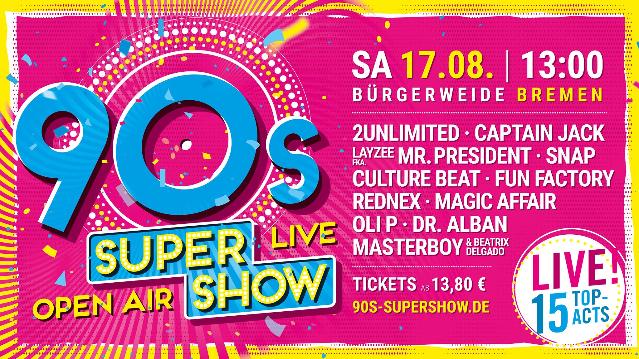 90s Super Show Bremen - T Seven
